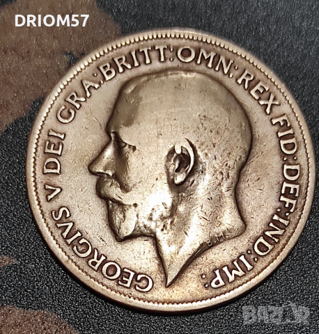 Монети Великобритания-3 бр.› Крал Джордж V (1910-1936), снимка 2 - Нумизматика и бонистика - 51474483