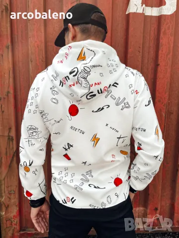 Мъжки суичър с качулка , снимка 3 - Суичъри - 47536302