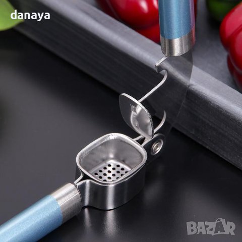 3381 Качествена преса за чесън, снимка 3 - Прибори за хранене, готвене и сервиране - 39564698