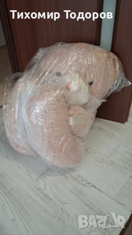 Плюшено кафяво Мече 120см, снимка 3 - Плюшени играчки - 53530379