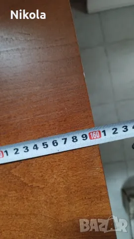 Шкаф с три врати с ключалки и рафтове 160/45/76см, снимка 5 - Шкафове - 47645549