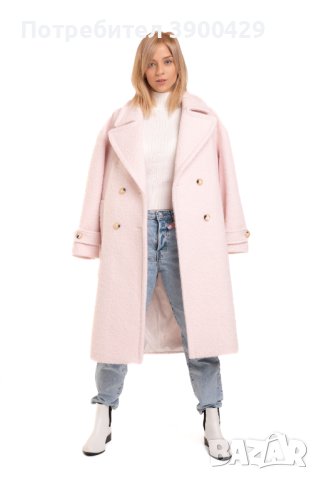 Дамско Палто Amsterdam - Розово, снимка 2 - Палта, манта - 43069493