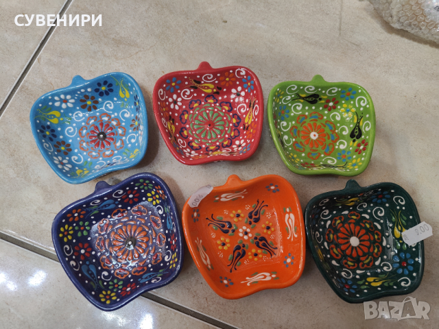 Турска керамика ,ръчна изработка(чаши,чинии,купи,канички,пепелници, подложки), снимка 5 - Други - 44858186