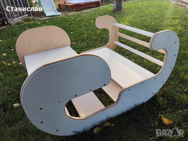 Детска катерушка 2 в 1 МОНТЕСОРИ , снимка 2 - Мебели за детската стая - 46206654