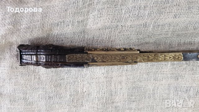 Старинен нож "Piha kaetta" - ХVIII- ти век, снимка 5 - Антикварни и старинни предмети - 43341038