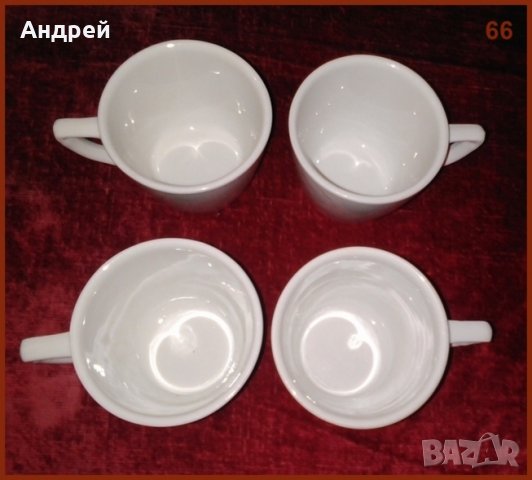 Комплект от 4бр. чаени/кафени чаши с „изчистен“ вид, снимка 2 - Чаши - 27022323