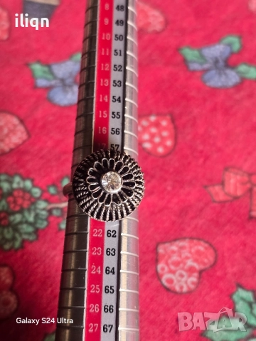 Сребърен пръстен. 18,8мм. За Севлиево безплатна доставка., снимка 5 - Пръстени - 51964498