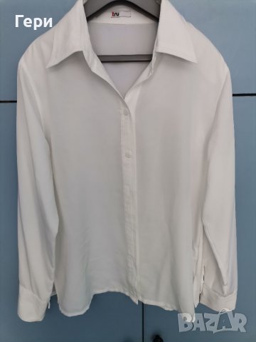 Елегантна бяла риза за повод, снимка 2 - Ризи - 37936532
