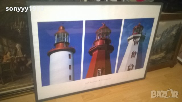 ФАРОВЕ-ТРИПТИХ-КАРТИНА С РАМКА И ТРИ СНИМКИ-ГЕРМАНИЯ, снимка 9 - Колекции - 28176635