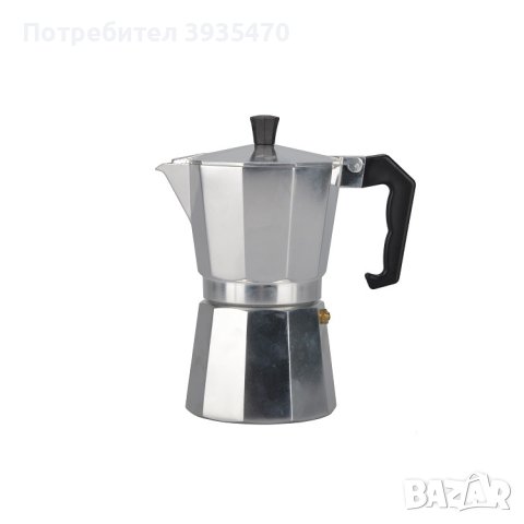 ☕️ Алуминиева кафеварка за кафе за 6 кафета, снимка 5 - Аксесоари за кухня - 43037458