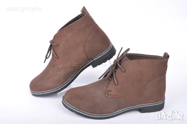 НОВО! Дамски кларкове от естествен велур - Четири цвята, снимка 2 - Дамски боти - 47495488