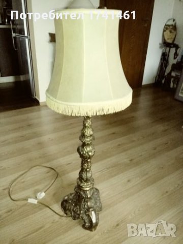 Масивна месингова нощна лампа, снимка 2 - Други - 28202245