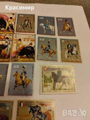 Пощенски марки Екваториална Гвинея , снимка 3 - Филателия - 51750348