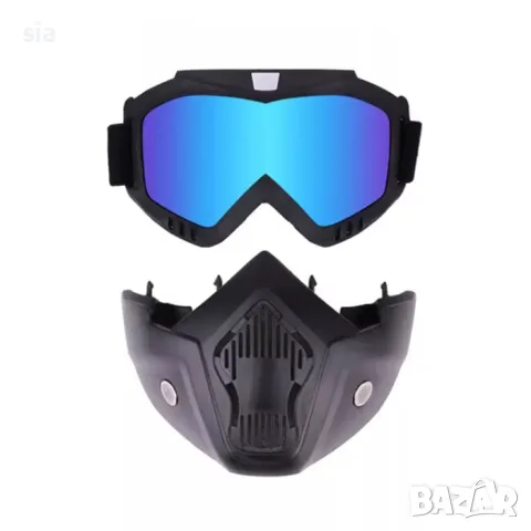 Очила за мотор и или колело, с цветен визьор, маска за АТВ, скутер, скейт, снимка 8 - Аксесоари за велосипеди - 35889987