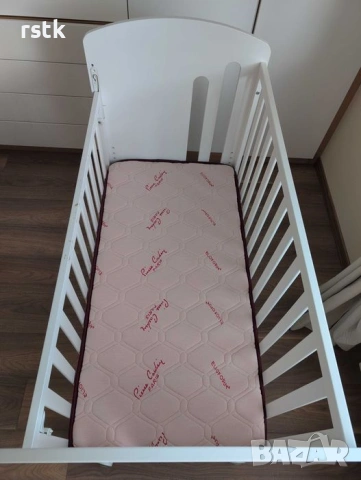 Бебешко легло ВисВиталис Moonet Cuna11 с матрак Магнифлекс Pierrе Cardin, снимка 2 - Бебешки легла и матраци - 53289971