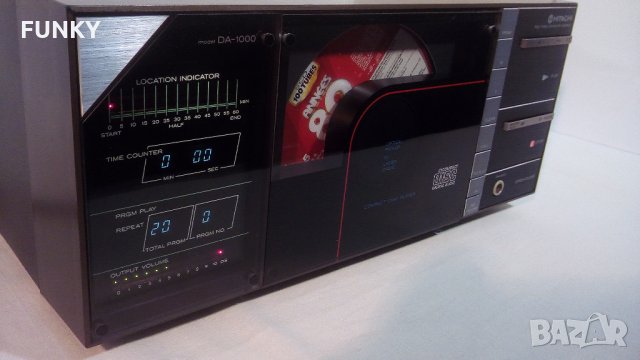 Hitachi DA-1000 Stereo Compact Disc Player (1983-84), снимка 4 - Ресийвъри, усилватели, смесителни пултове - 28924291