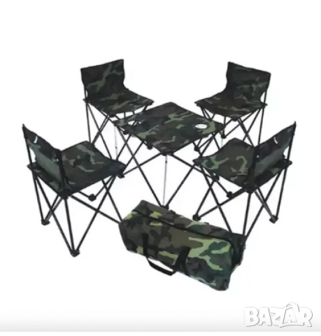 Рибарски комплект маса със столове 