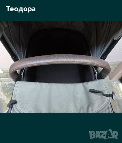 Комбинирана количка 2 в 1 KikkaBoo - Lanah, Army Green, снимка 5 - Детски колички - 49927667