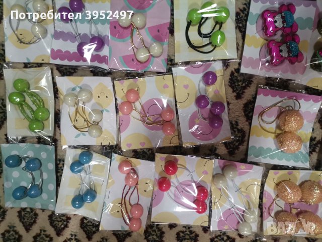 Ластици за коса, снимка 13 - Аксесоари за коса - 43929622