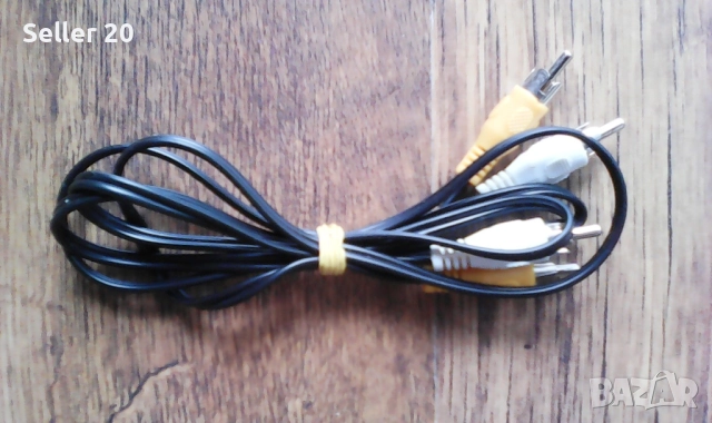 Кабел за DVD video audio TV с чинчове и скарт букса, снимка 4 - Плейъри, домашно кино, прожектори - 51959243