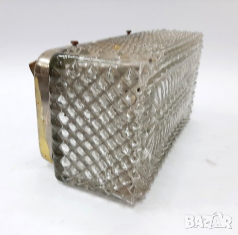 СТАР СОЦ ПЛАФОН, СТЪКЛО РЕЛЕФ(10.4), снимка 3 - Антикварни и старинни предмети - 43312559