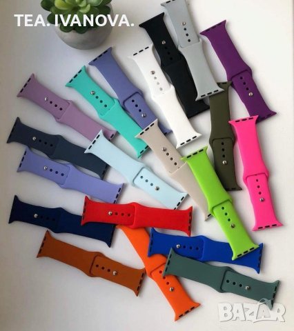 Каишки за Apple iWatch 3,4,5,6,SE, 7 Series - 38,40,41,42,44,45,49мм, снимка 4 - Каишки за часовници - 37544027
