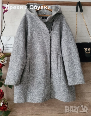 Палто с качулка CUBAS AS вълна