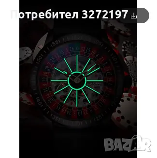 MUKUO Дизайнерски Автоматичен, механичен часовник Рулетка, водоустойчив , снимка 5 - Мъжки - 49597302