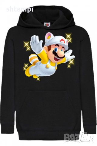 Детски Суитчър/Суитшърт Super Mario 15,Super Mario,Игра,Подарък,Изненада,Забавление,Рожден Ден