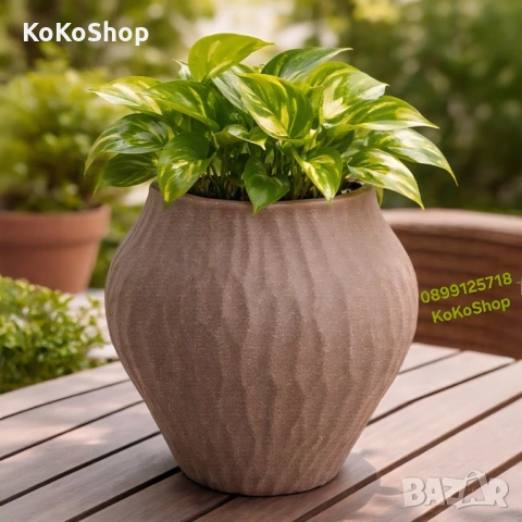 Кашпа тип амфора - керамична кашпа