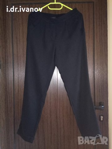 черен спортен панталон с ластик в кръста , снимка 1 - Панталони - 26744548