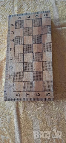 Стара табла с шах, снимка 14 - Антикварни и старинни предмети - 50928949