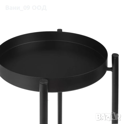 Метален цветарник на 2 нива, снимка 3 - Декорация за дома - 50756554