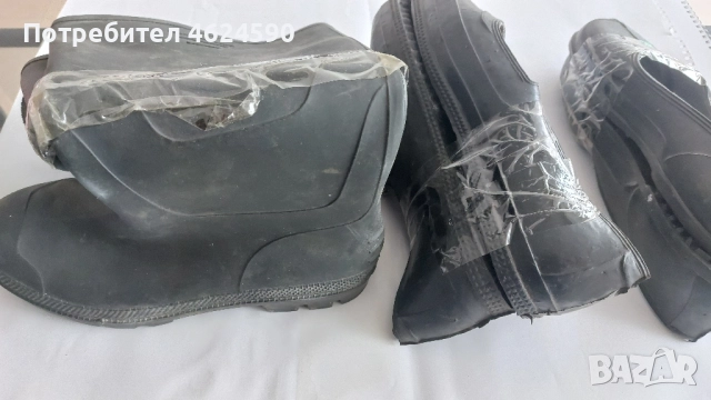 Работни гумени ботуши, обувки, нови