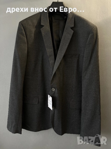ASOS PLUS 48” мъжки комплект сако и елек , снимка 2 - Сака - 52351645