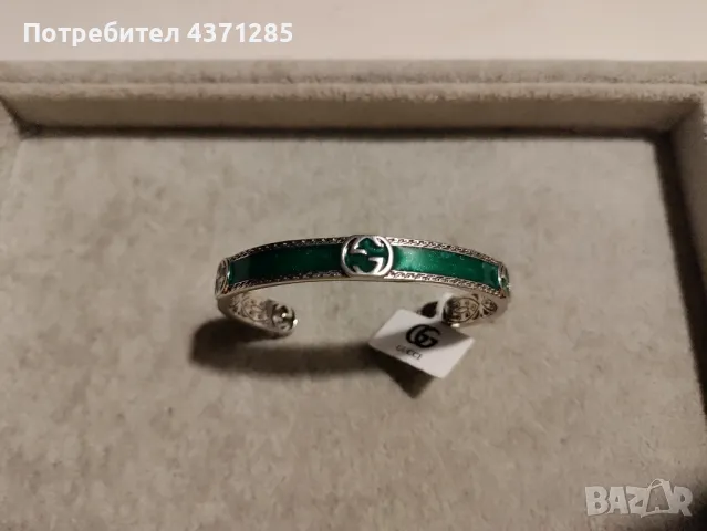 гривна stainless steel с Gucci мотиви, снимка 5 - Гривни - 48923277