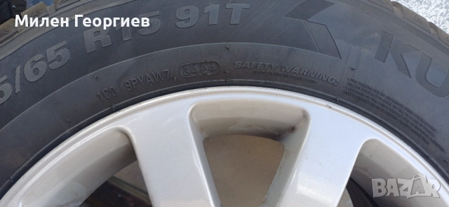 Джанти за vw 5x112 15цола, снимка 11 - Гуми и джанти - 52028706