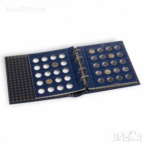 лукс Албум за 2 -еврови монети VISTA на Leuchtturm + касета, снимка 3 - Нумизматика и бонистика - 36883556