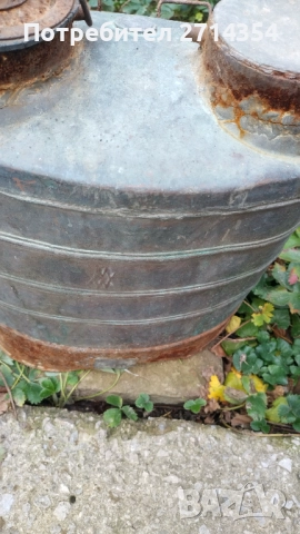 Медна пръскачка , снимка 3 - Антикварни и старинни предмети - 52276453