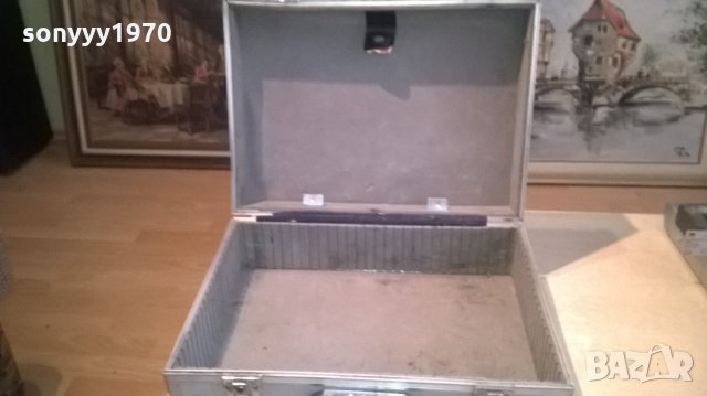 алуминиев куфар за инструменти-внос швеция-46х33х16см, снимка 7 - Куфари с инструменти - 26952099