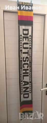 Уникален шал на Германия - световен шампион 1990г., снимка 3 - Футбол - 44919964