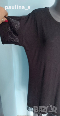 Марков комплект - туника тип рокля и дантелен клин, снимка 4 - Комплекти - 44852973