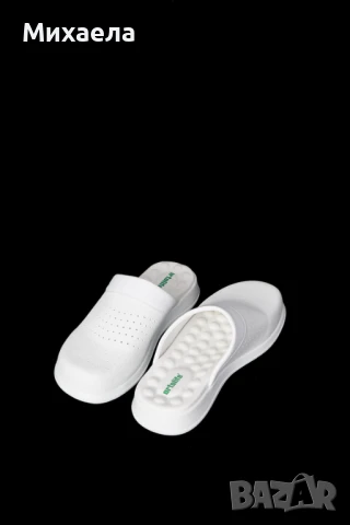 Сабо чехли бели и тъмно сини. Нови. 41 размер