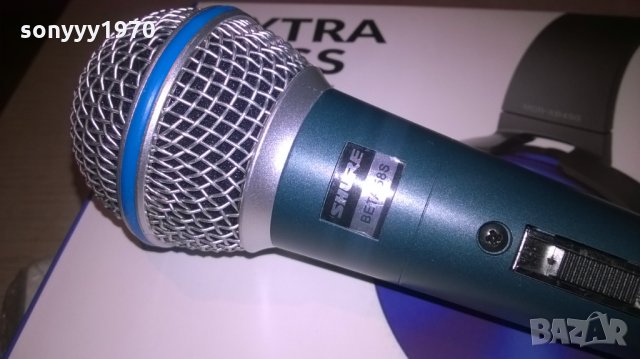 shure beta sm58s-profi-жичен/вокален-внос швеицария, снимка 3 - Микрофони - 26646948