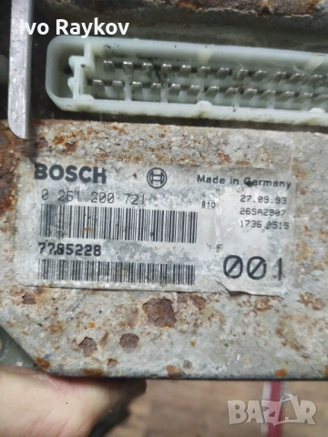 Компютър , ECU , Lancia , Fiat ,  7785228 , 0261200721 , снимка 4 - Части - 53446562