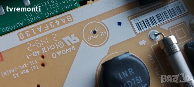 ПЛАТА ПИТАНИЯ BA43FA130 for SAMSUNG UE43AU7105K 43 inc DISPLAYCY-BA043HGAR4V, снимка 2 - Части и Платки - 39461899