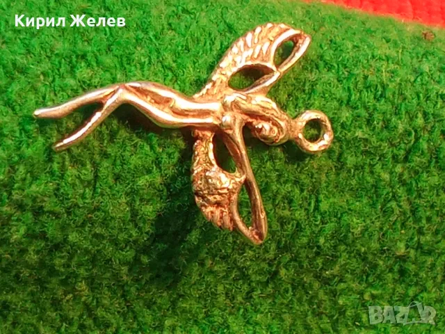 СРЕБЪРНА ФЕЯ СТАР ФИГУРАЛЕН СРЕБЪРЕН ПЕНДАНТ СРЕБРО ВИСОКА ПРОБА ХУДОЖЕСТВЕНА РЪЧНА РАБОТА 42289, снимка 12 - Антикварни и старинни предмети - 49734059