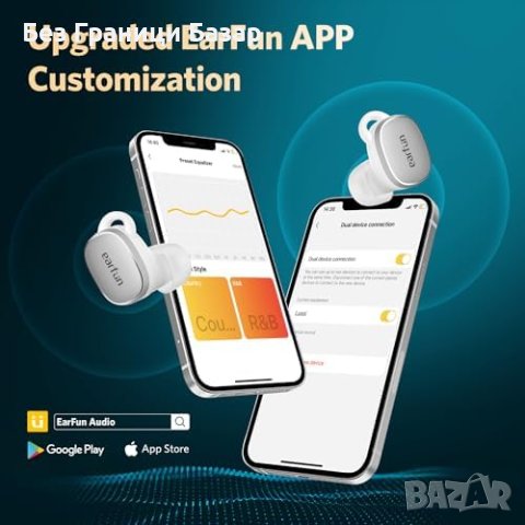 Нови EarFun Free Pro 3 - Безжични Слушалки с Активно Шумопотискане, снимка 2 - Bluetooth слушалки - 43090063