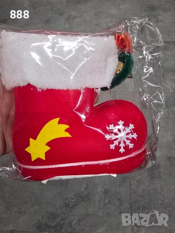 коледни ботушки и стикери декорация 