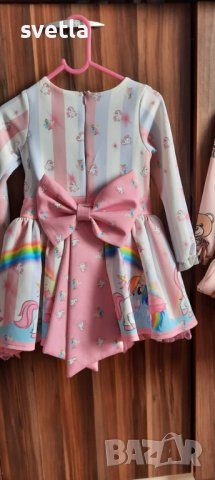Рокля Еднорог, снимка 5 - Детски рокли и поли - 37751728